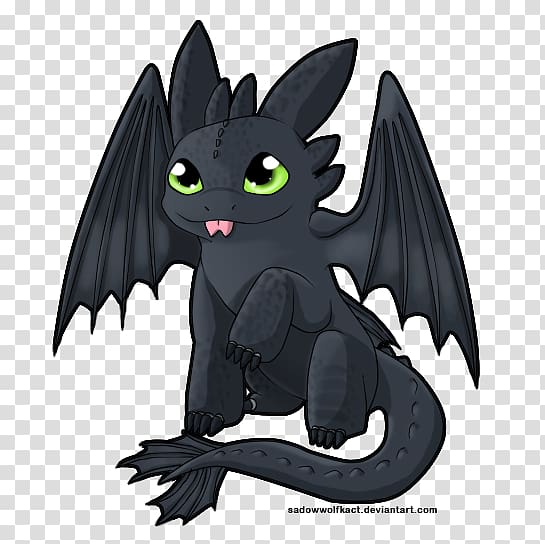 How to Train Your Dragon Chibi Toothless Drawing, toothless transparent ...