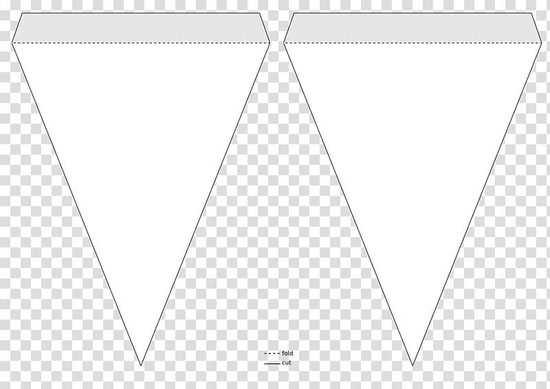Paper White Triangle, pennant transparent background PNG clipart
