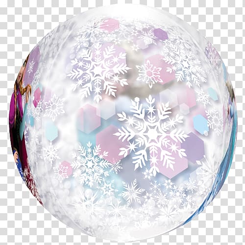 white and pink snow flakes, Elsa Anna Toy balloon Party, elsa transparent background PNG clipart