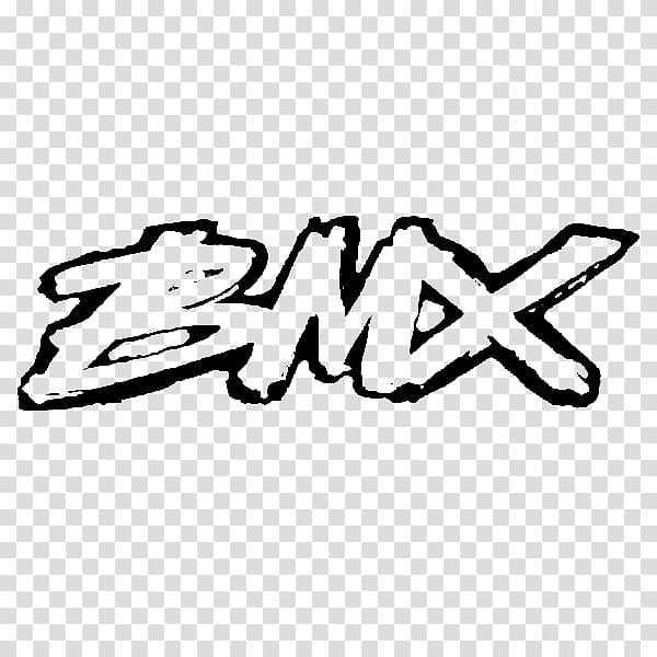 Black and white Logo BMX, others transparent background PNG clipart