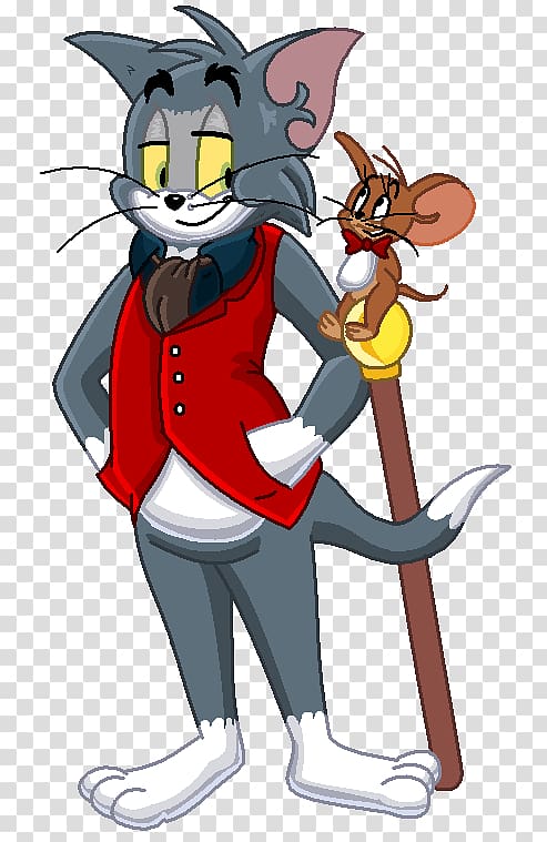 Tom Cat Tom and Jerry in Fists of Furry Jerry Mouse , tom jerry transparent background PNG clipart