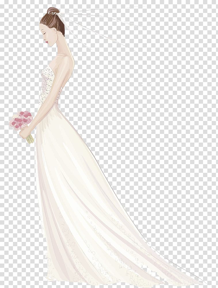 Wedding invitation Wedding dress Bride, Wedding design transparent background PNG clipart