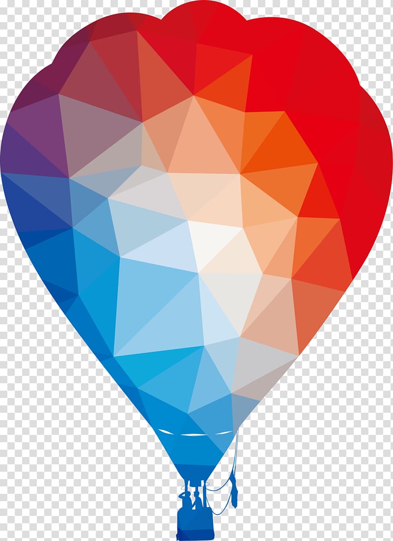 Hot air ballooning Silhouette, Cartoon Color Hot Air Balloon transparent background PNG clipart