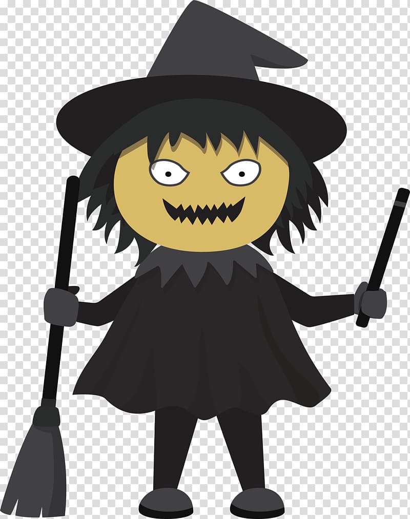 Witch PNG Creepy Horror Halloween Clipart