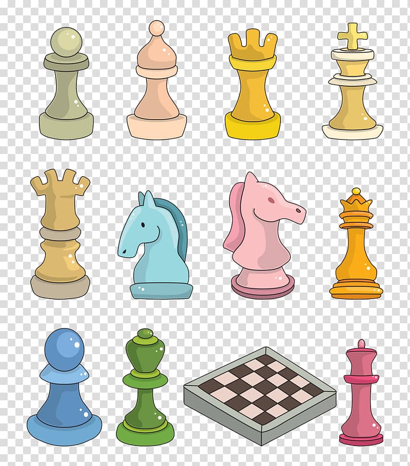 chess piece , Chess piece Cartoon Queen, Chessboard and chess piece transparent background PNG clipart