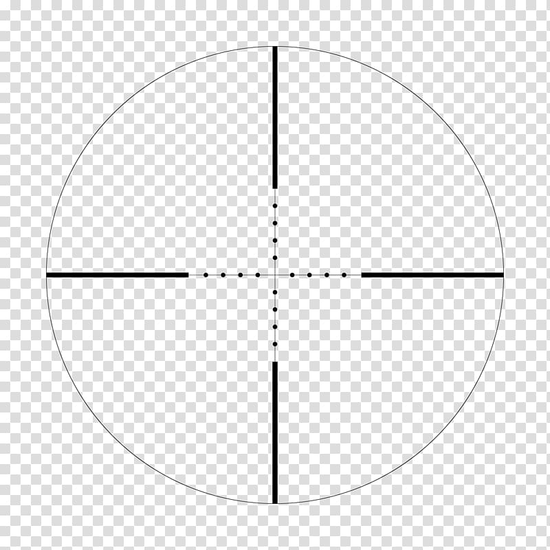 Reticle Telescopic sight Milliradian Bushnell Corporation Minute of arc, reticle transparent background PNG clipart