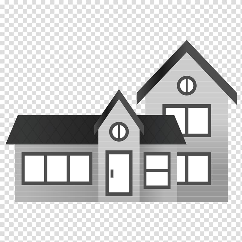 white and black house , House Scalable Graphics , House Designs transparent background PNG clipart