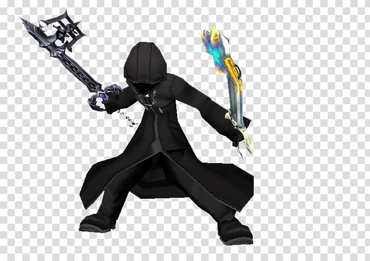Roxas Organization XIII Cloak Hood Dual wield, others transparent background PNG clipart