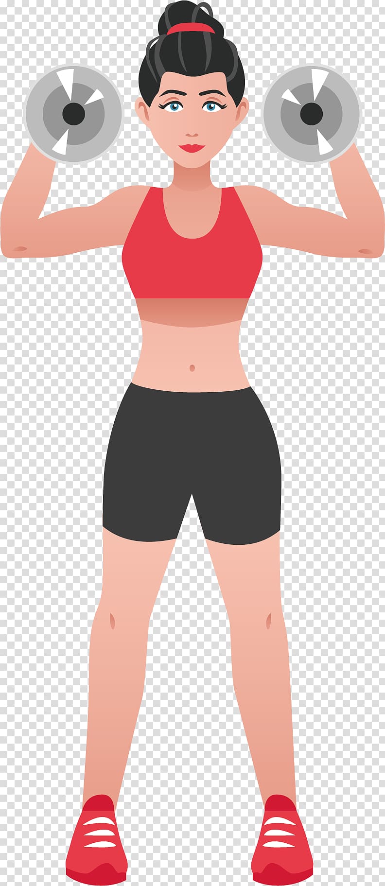 Physical fitness Bodybuilding Fitness centre Computer file, Fitness girl transparent background PNG clipart