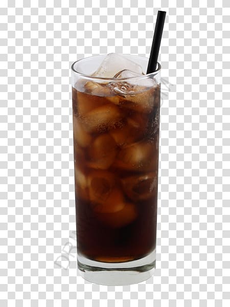 Rum and Coke Long Island Iced Tea Black Russian Non-alcoholic drink, iced tea transparent background PNG clipart