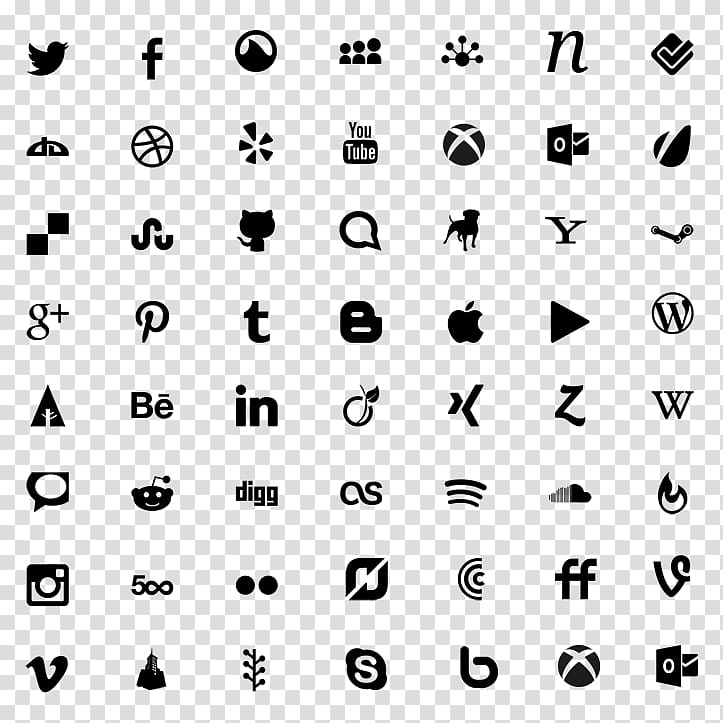 Computer Icons Web typography Font Awesome Font, social transparent background PNG clipart