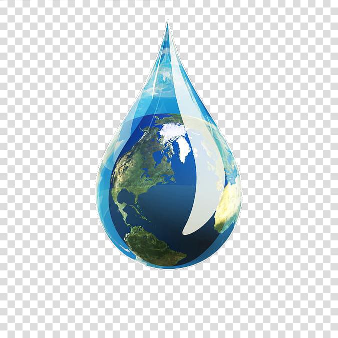 Earth water drop illustratiojn, A drop of water transparent background PNG clipart