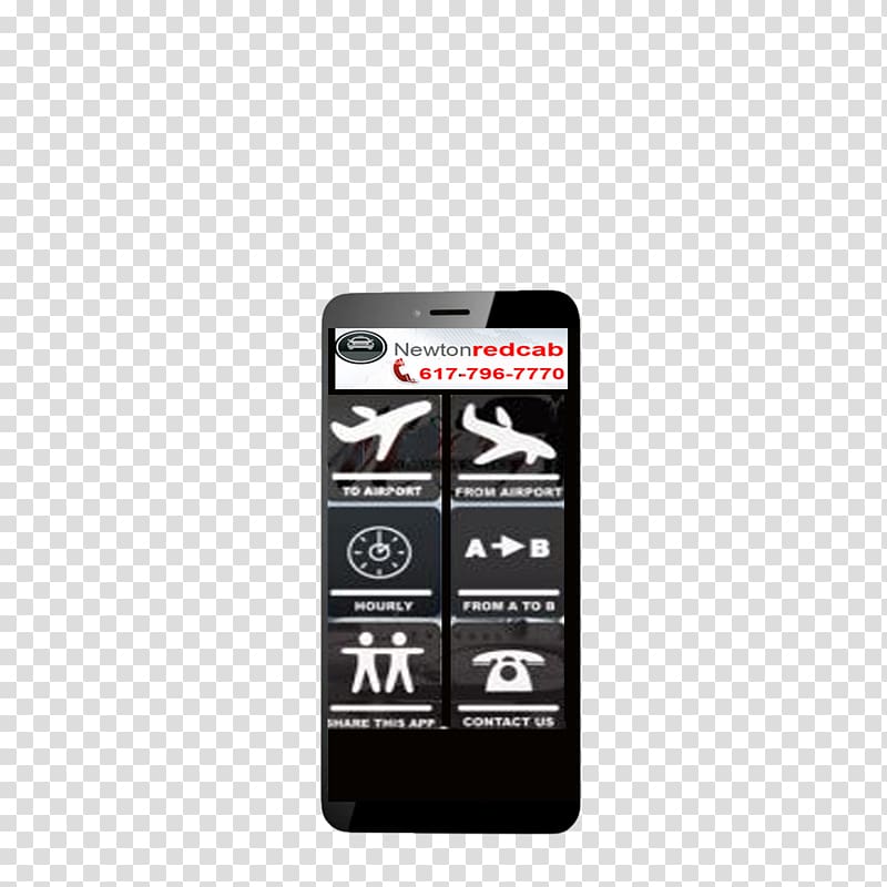 Smartphone Taxi Newton Airport bus iPhone, taxi app transparent background PNG clipart