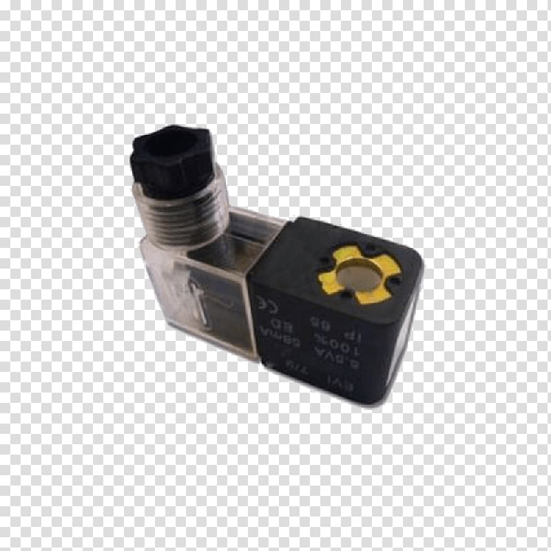 Solenoid valve Electromagnetic coil Pneumatics, bobina transparent background PNG clipart