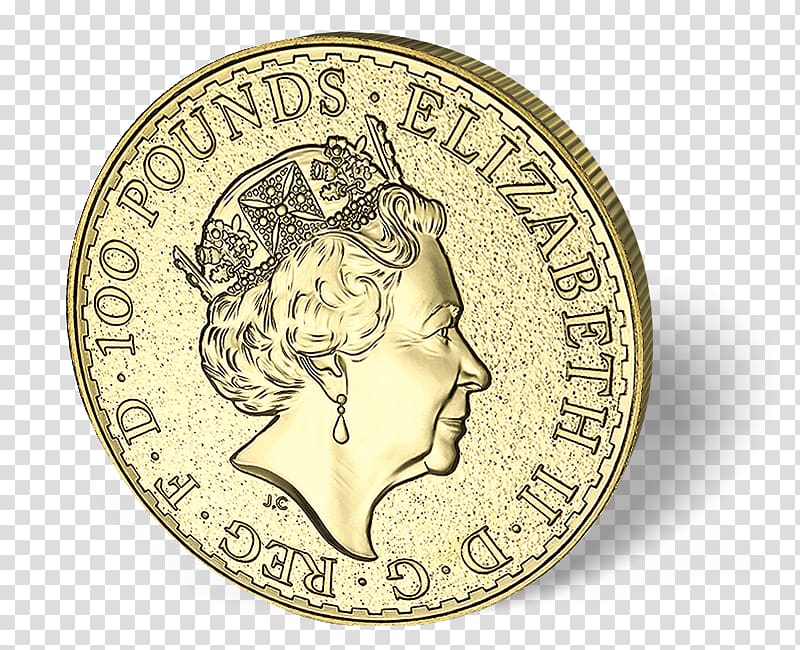 Coin Gold Royal Mint Silver Britannia, Coin transparent background PNG clipart