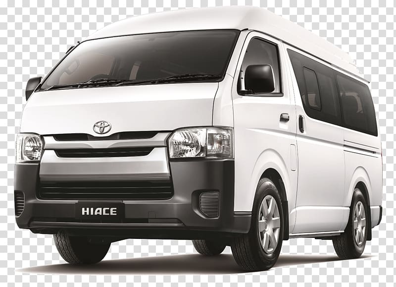 white Toyota Hiace van illustration, Toyota HiAce Car Van Toyota Camry, toyota transparent background PNG clipart