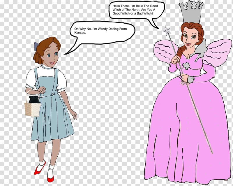 Glinda Dorothy Gale The Wizard Wendy Darling The Wonderful Wizard of Oz, others transparent background PNG clipart