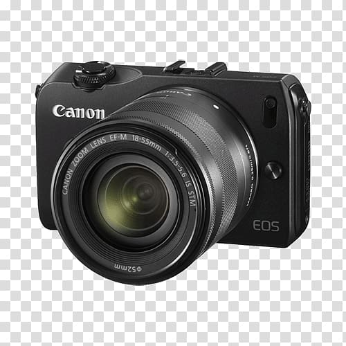 Canon EOS M Canon EF lens mount Canon EF-M 18–55mm lens Canon EF-M lens mount, camera lens transparent background PNG clipart