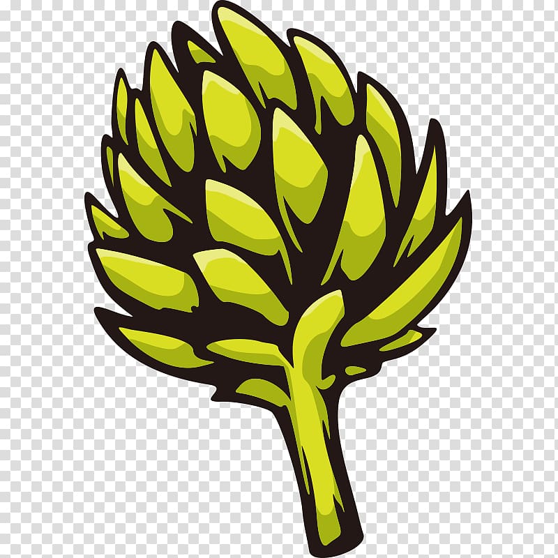 Artichoke , Hand Painted,Stick figure,Fruits and vegetables,vegetables,Fruits and Vegetables,Cartoon transparent background PNG clipart