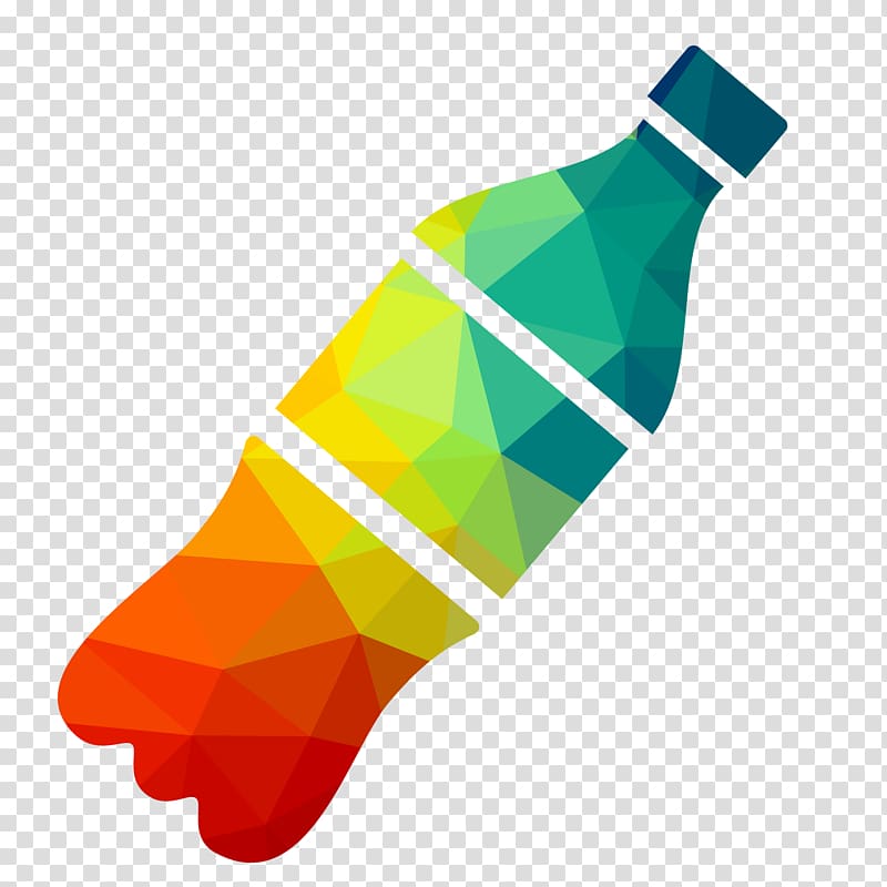 Cola Bottle, colorful bottle transparent background PNG clipart