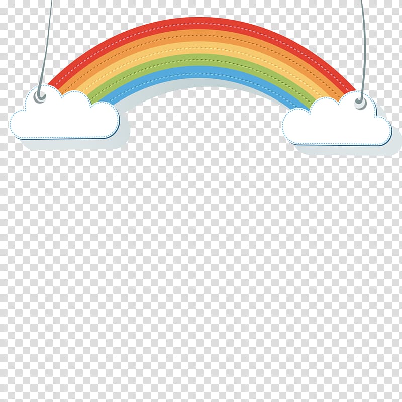 Sticker Rainbow, Rainbow Bridge transparent background PNG clipart
