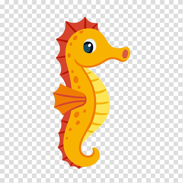 Seahorse transparent background PNG clipart