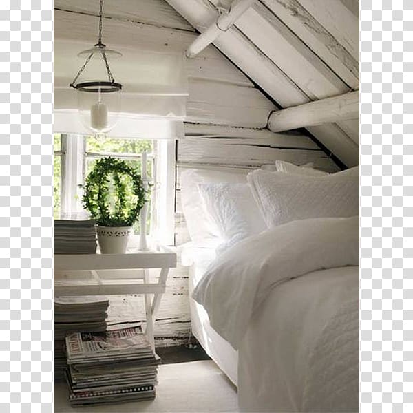 Attic Bedroom House Log cabin, house transparent background PNG clipart