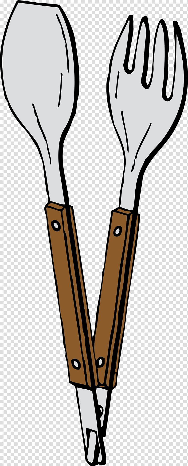 Tongs Tool Kitchen utensil , salad Fork transparent background PNG clipart
