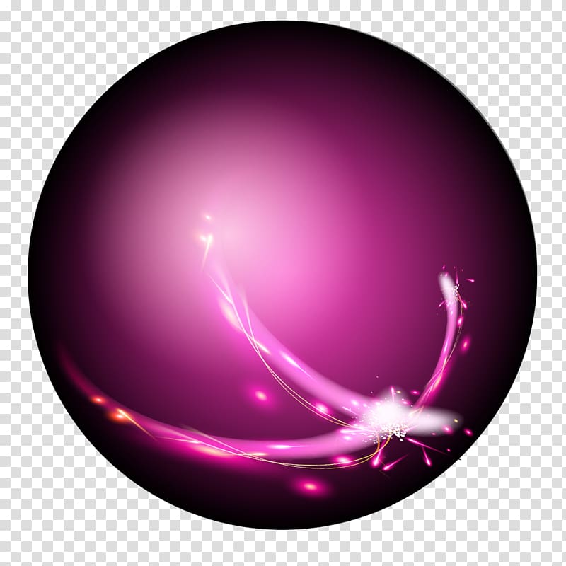 Particle, Purple circle decorative particles transparent background PNG clipart