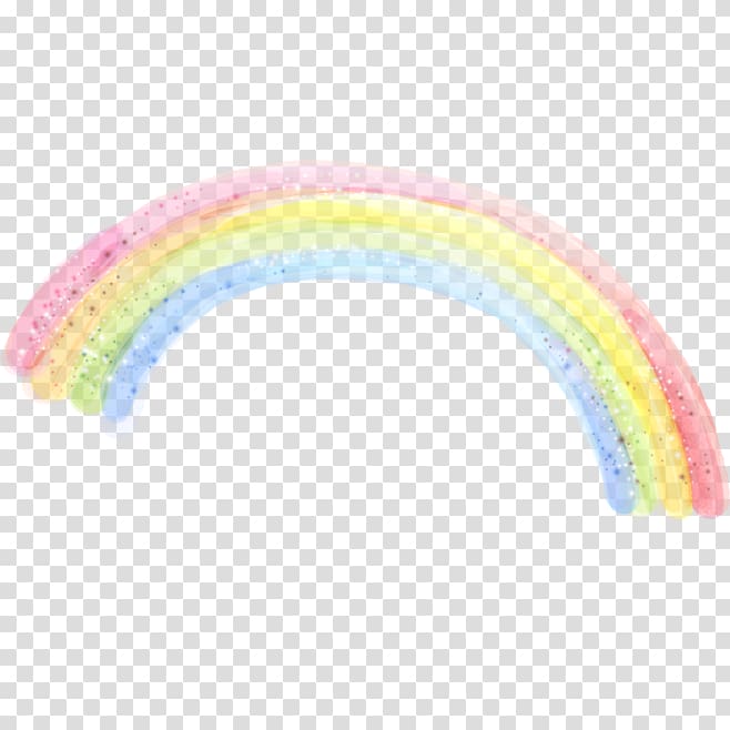 Rainbow, Fresh four-color rainbow transparent background PNG clipart