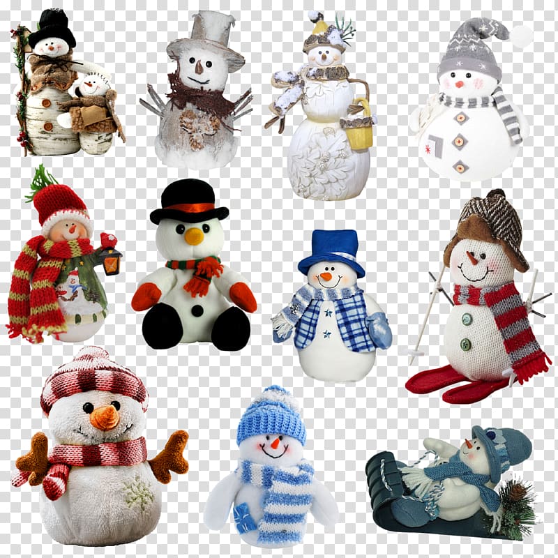 Stuffed Animals & Cuddly Toys Snowman Doll, snowman transparent background PNG clipart
