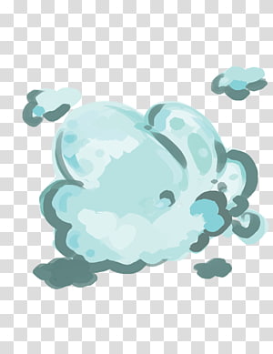 Turquoise Organism, design transparent background PNG clipart thumbnail