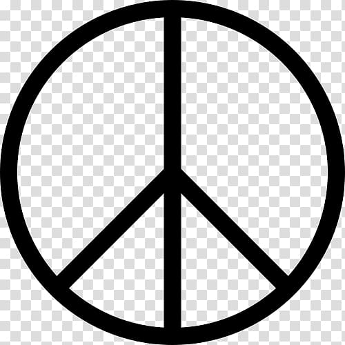 Peace symbols Campaign for Nuclear Disarmament , symbol transparent background PNG clipart