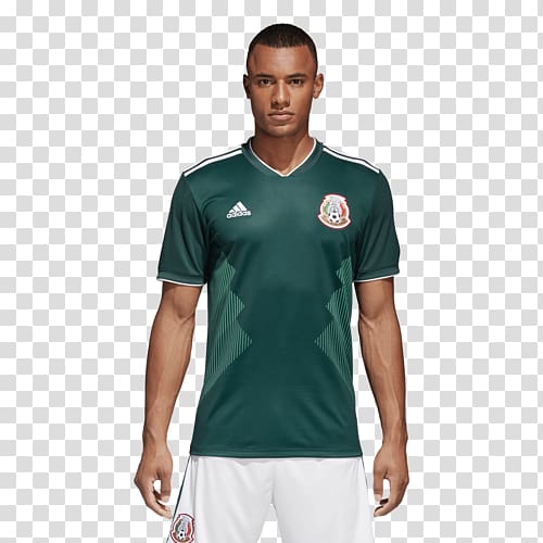 2018 World Cup Mexico national football team T-shirt Adidas Jersey, Seleccion Mexicana transparent background PNG clipart