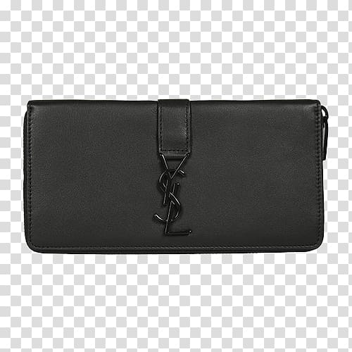 Leather Wallet Coin purse Handbag, Ms. leather long wallet Yves Saint Laurent transparent background PNG clipart