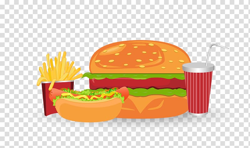 burger, drink, and fries , Cheeseburger Hamburger French fries Fast food Junk food, Burger transparent background PNG clipart