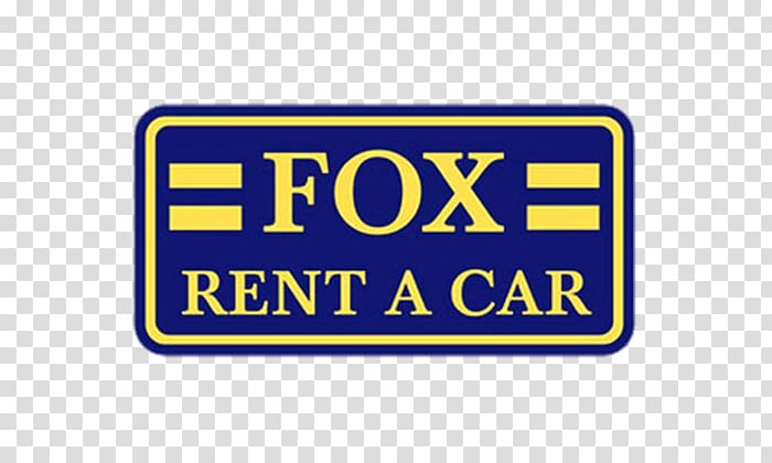 Fox Rent A Car logo, Fox Rent A Car Logo transparent background PNG clipart