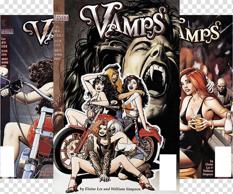 Vamps Comic book Comics Vertigo Limited series, dc comics transparent background PNG clipart