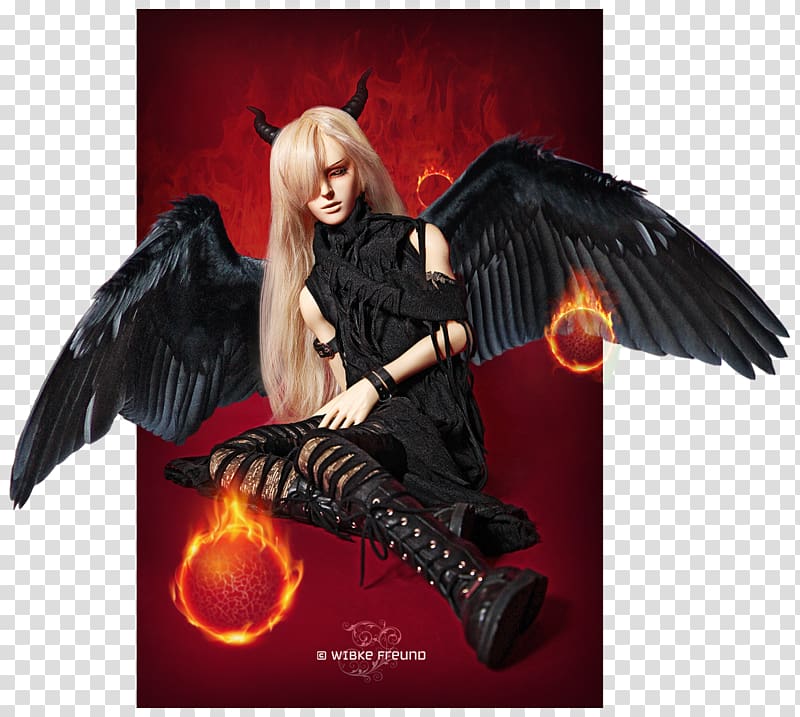 Fallen angel Devil Demon, fallen angels transparent background PNG clipart