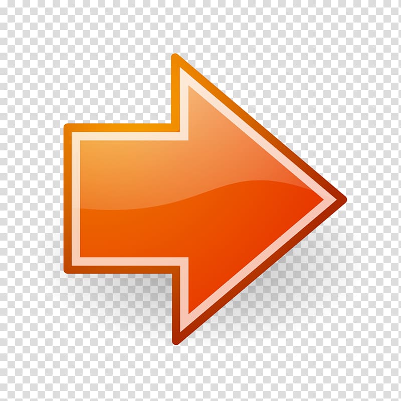 orange right arrow , Button Arrow , Next Button transparent background PNG clipart