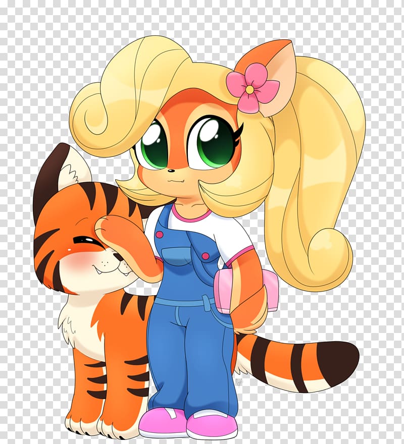 Cat Coco Bandicoot Crash Bandicoot Cuphead 0, Cat transparent background PNG clipart