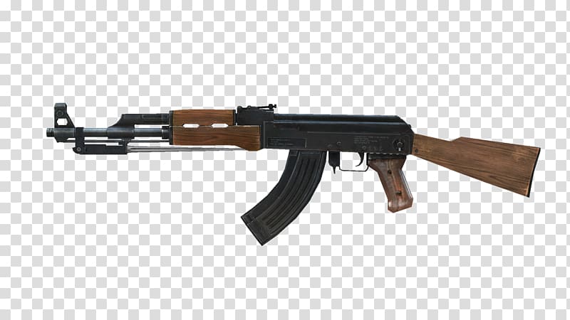 Weapon Firearm AK-47 Airsoft Guns Light machine gun, assault rifle transparent background PNG clipart