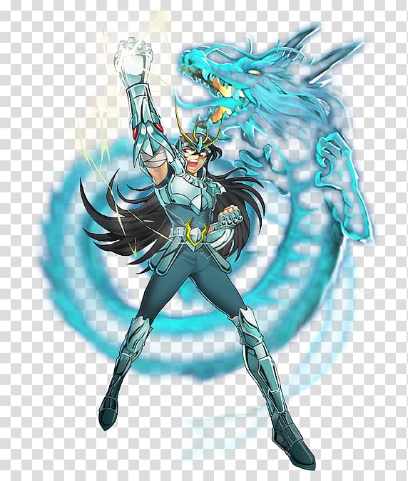 Dragon Shiryū Pegasus Seiya 聖闘士星矢 ギャラクシーカードバトル Saint Seiya: Knights of the Zodiac Anime, Anime transparent background PNG clipart