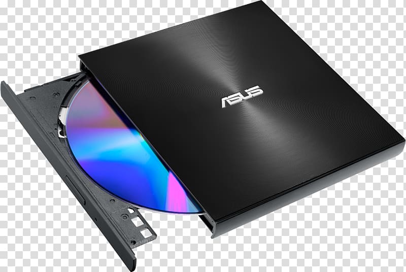 ASUS SDRW-08U9M-U USB Type-C External DVD Writer Blu-ray disc Optical Drives M-DISC DVD & Blu-Ray Recorders, laptop computers with dvd cd drive transparent background PNG clipart