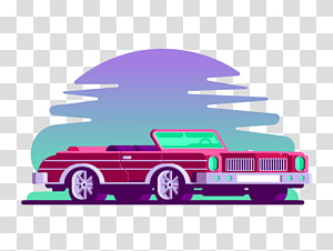 Sports car Mid-size car Illustration, Cartoon road sports car transparent background PNG clipart thumbnail