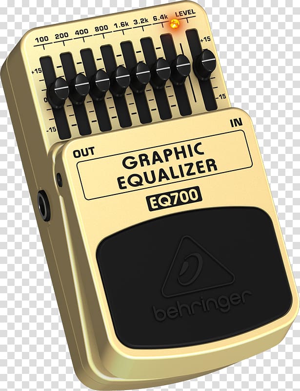 Equalization Effects Processors & Pedals BEHRINGER Bass Graphic Equalizer BEQ700 Bass guitar, MUSICAL BAND transparent background PNG clipart