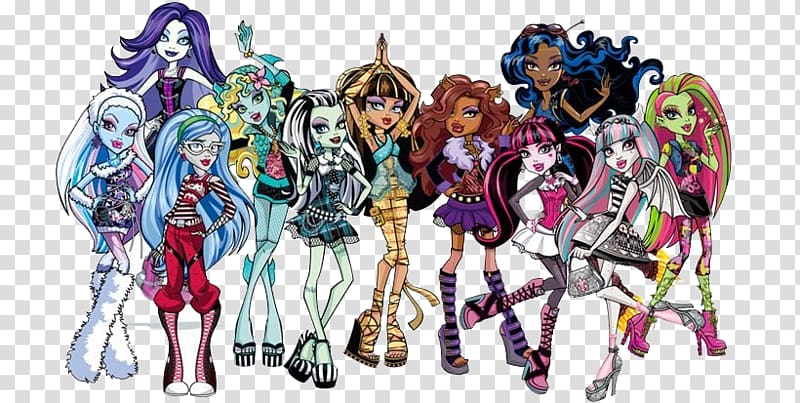 Monster High Fashion doll Barbie YouTube, doll transparent background PNG clipart