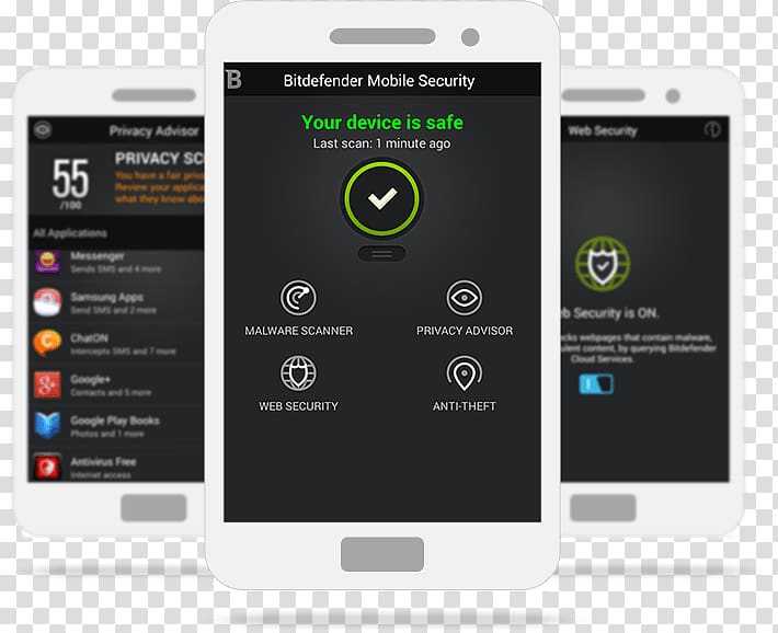 Smartphone Bitdefender Antivirus Antivirus software Computer Software, smartphone transparent background PNG clipart