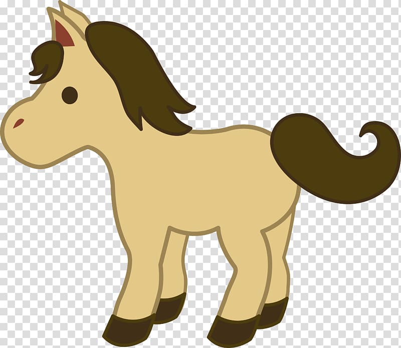 Shetland pony Open Foal, horse shaped transparent background PNG clipart
