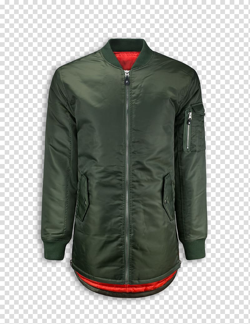 Flight jacket MA-1 bomber jacket Zipper Sleeve, jacket transparent background PNG clipart